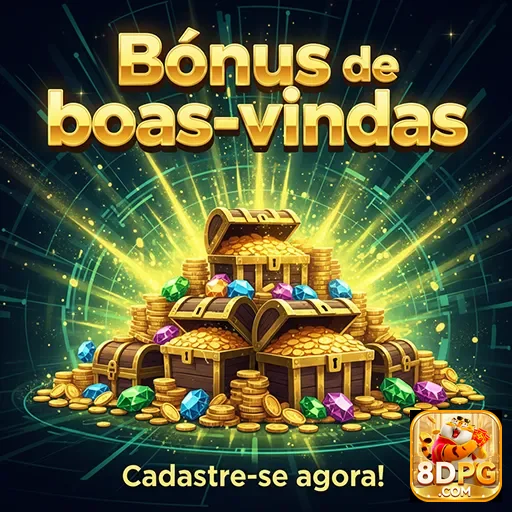 Imagem sobre o bônus de boas-vindas disponível no site 8dpg.